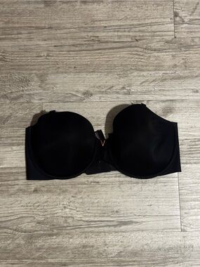 Victoria's Secret Black Strapless Bra 36DD